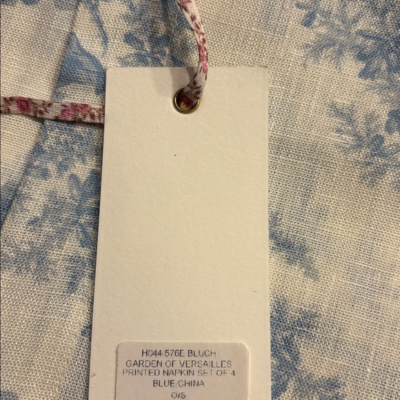 LoveShackFancy Garden Of Versailles Linen Napkin Set - NWTags - Picture 8 of 8
